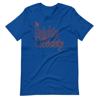 THE HEIGHTS SOCIETY TEE- ORANGE BLUE